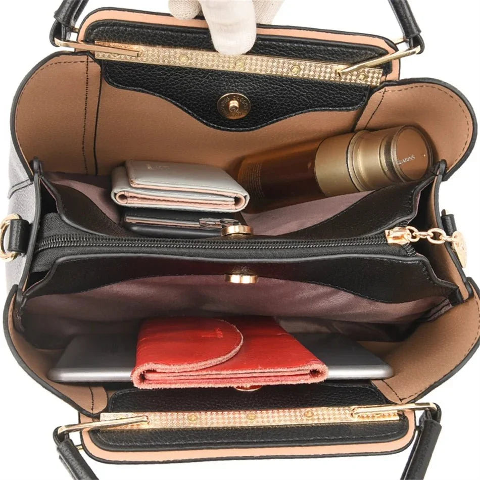 Bolso Tote Femenino Sofisticado Modelo Royal Luxe