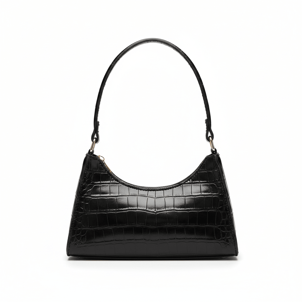 Bolso de Hombro para Mujer con Textura de Cocodrilo Modelo Rouge